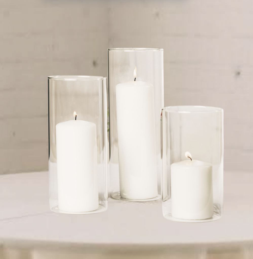 Pillar Candle Trio