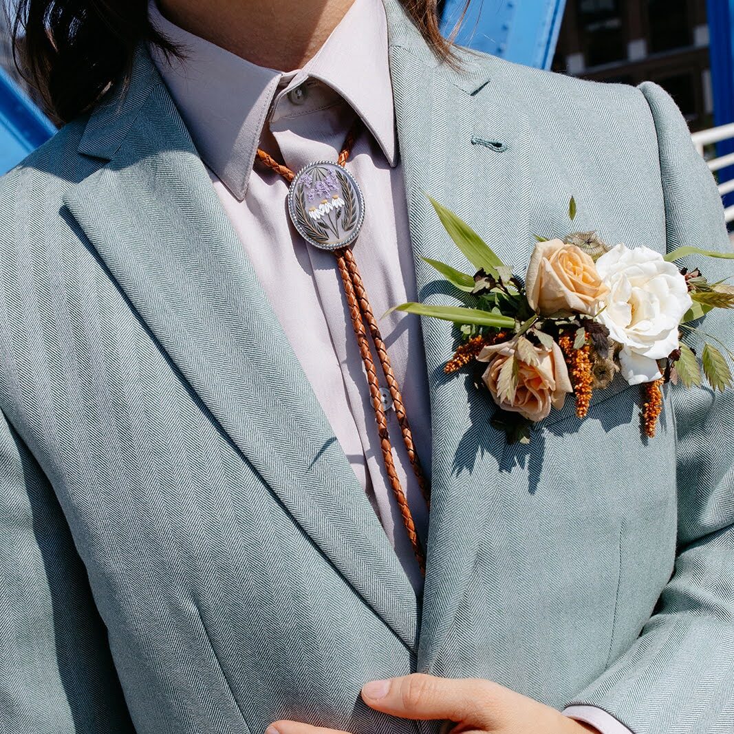 Pocket Square Boutonniere - Image 2